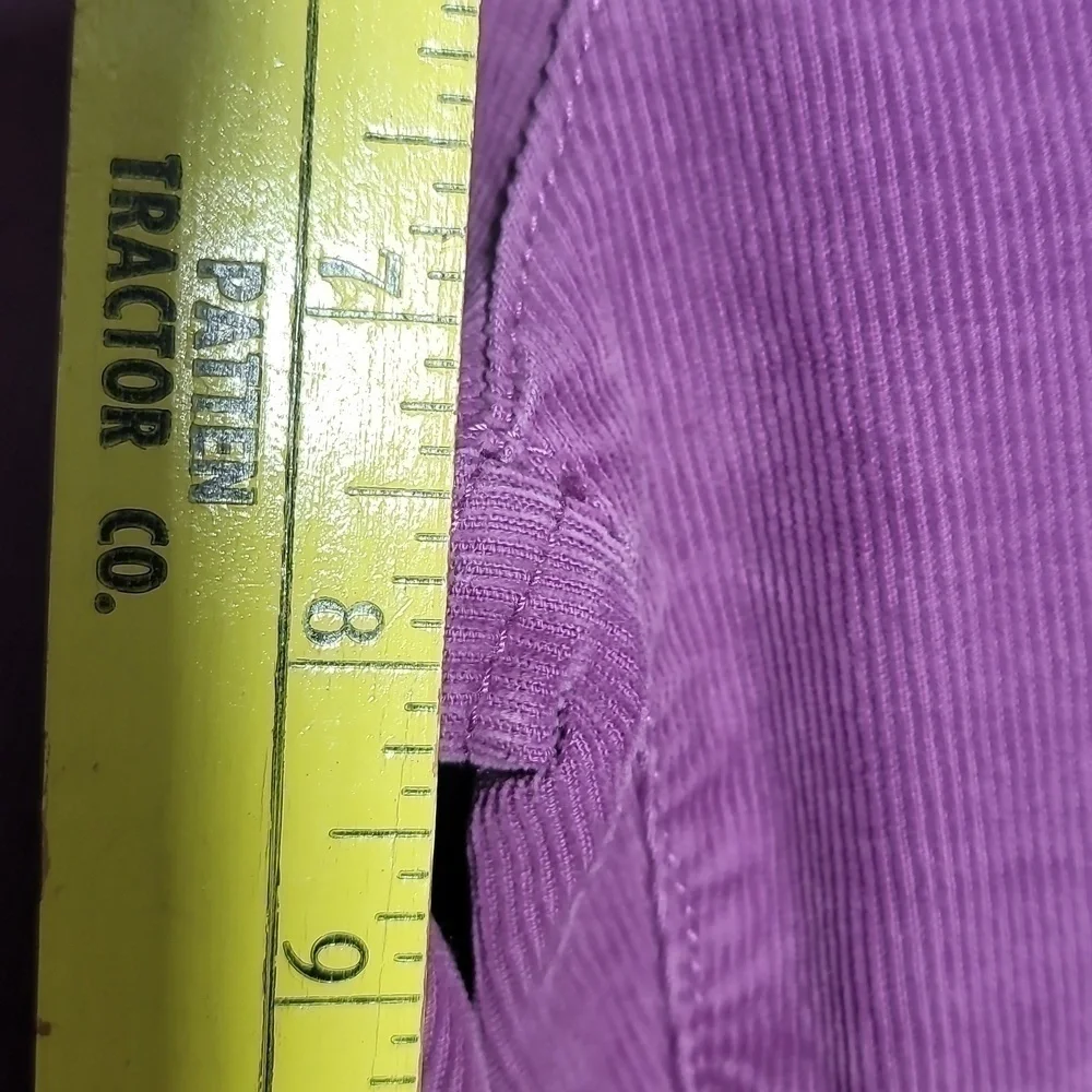 J. CREW Matchstick Lavender Pastel Goth Aesthetic Corduroy Straight Leg Pants